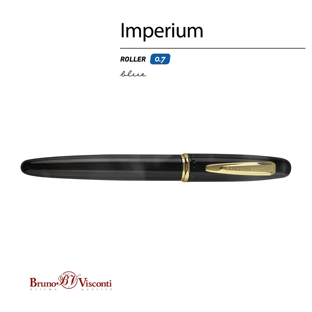 Bruno Visconti Ручка IMPERIUM РОЛЛЕР 0.7 мм 20-0388/01 цвет чернил: синий Фото 11.