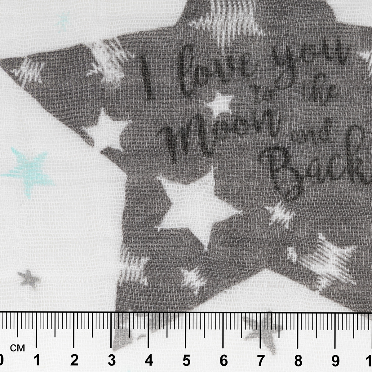 Ткань PEPPY Ткань муслиновая EMBRACE 100% хлопок 100 х 125 см Shannon Fabrics to the moon steel Фото 5.