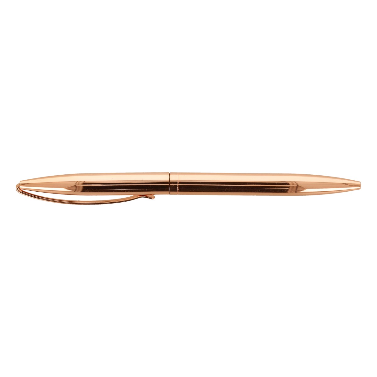 MESHU Ручка шариковая автоматическая Rose gold 0.8 мм MS_93966 цвет чернил: синий Фото 1.