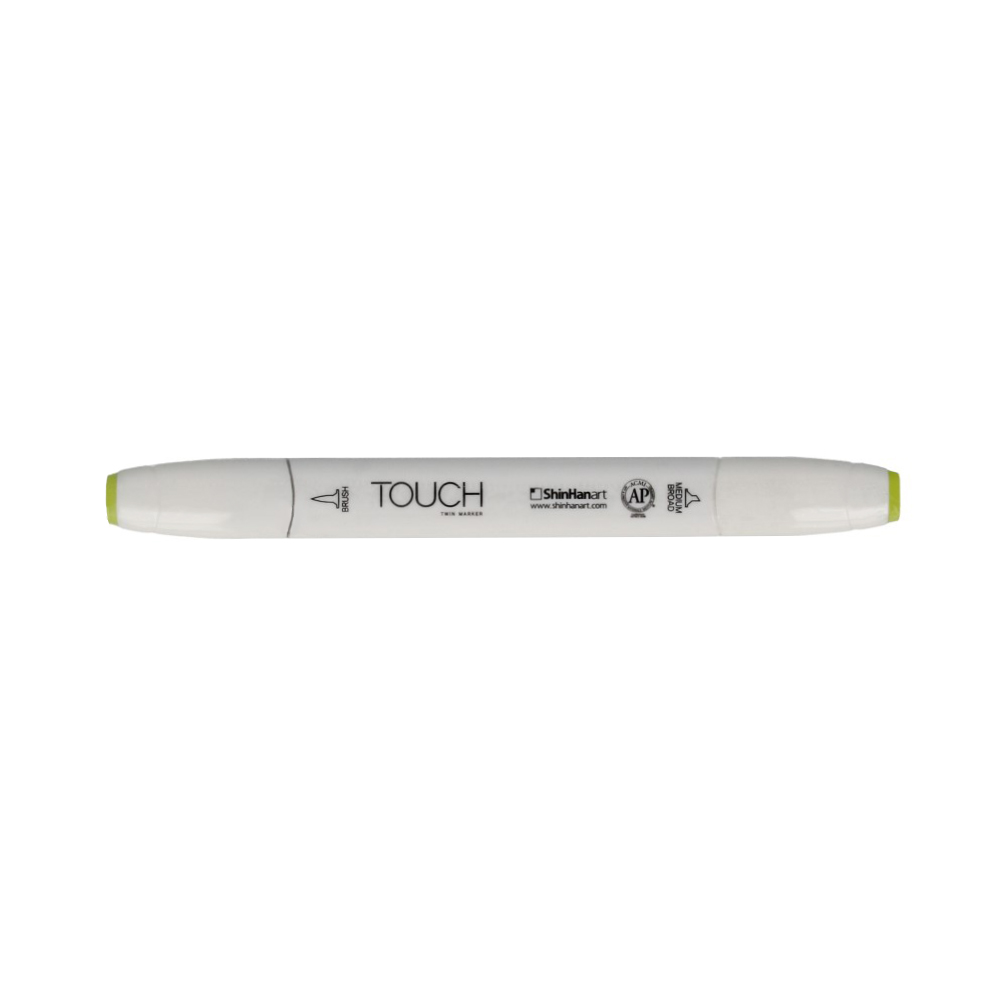 TOUCH TWIN BRUSH Маркер 1-8 мм кисть/перо скошенное 1210234 зеленый лист GY234 Фото 1.