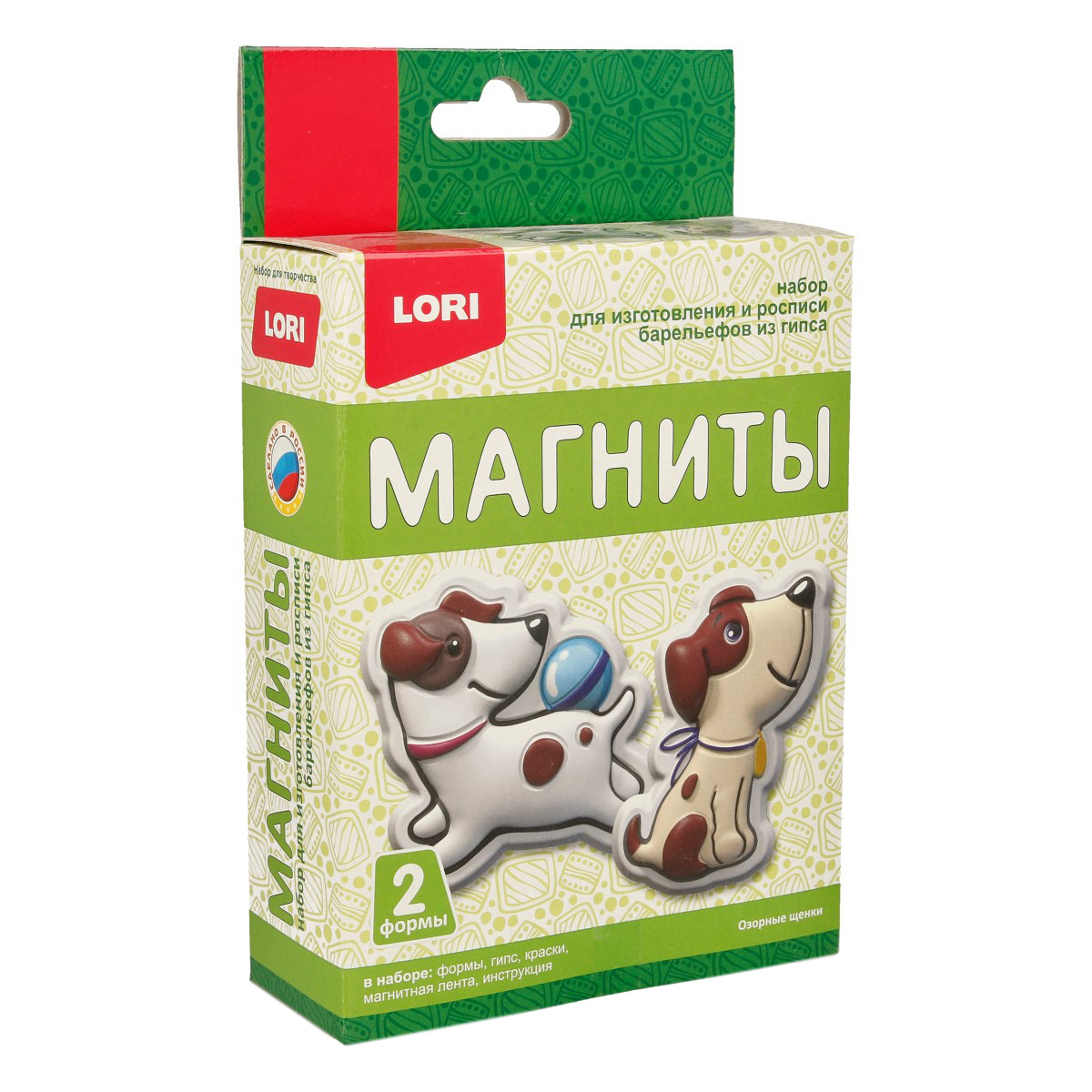 Lori Магниты из гипса №3 Озорные щенки Пз/Г-018 Фото 1.