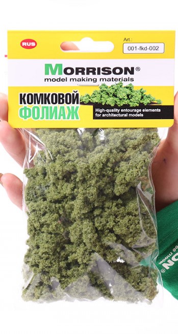 Morrison Фолиаж комковой 250 мл 001-pkd-002 темно-зеленый Фото 1.