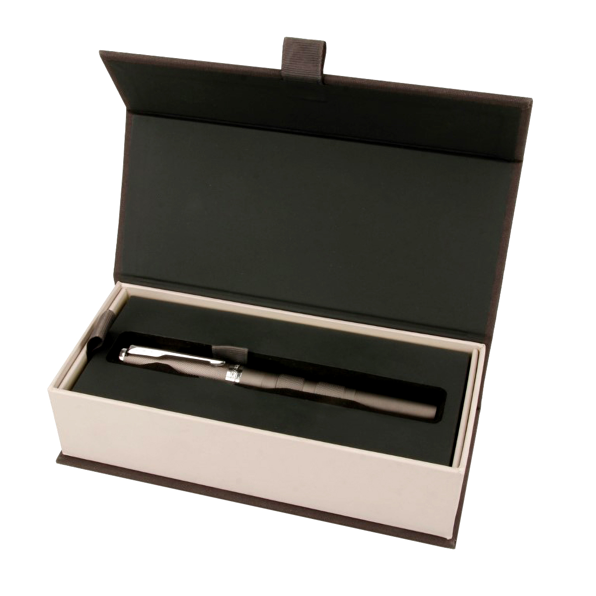 PARKER Ручка 5th mode INGENUITY L LUXERY CHARM 0.8 мм PARKER-1931472 серый алюминиевый корпус, хромированные детали цвет чернил: черный Фото 3.