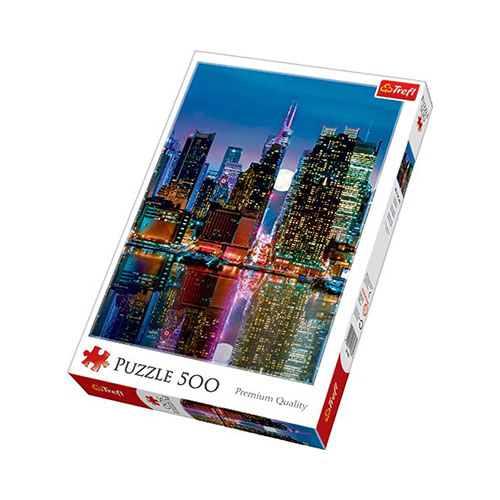 Trefl Пазл 500 элемент. 37261 Полнолуние над Манхэттеном Фото 1.