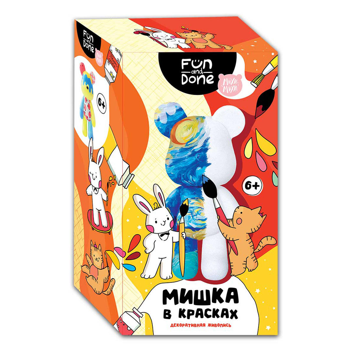 Михи-Михи Набор Декоративная живопись Мишка в красках MM77023 Фото 2.