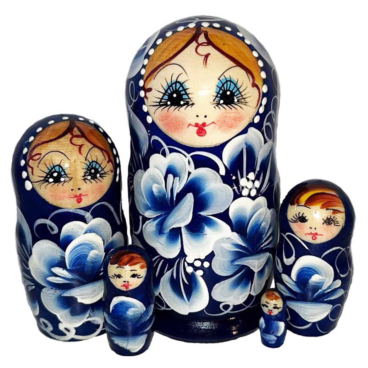МатрёшИгрушка Матрешка 5 в 1 малая 5 х 5 х 12 см Фото 1.