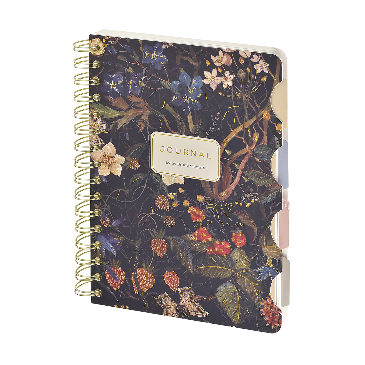 Bruno Visconti Записная книжка Art Journal с разделителями A5 120 л. ЛЕСНЫЕ ЯГОДЫ 3-737/05 Фото 1.