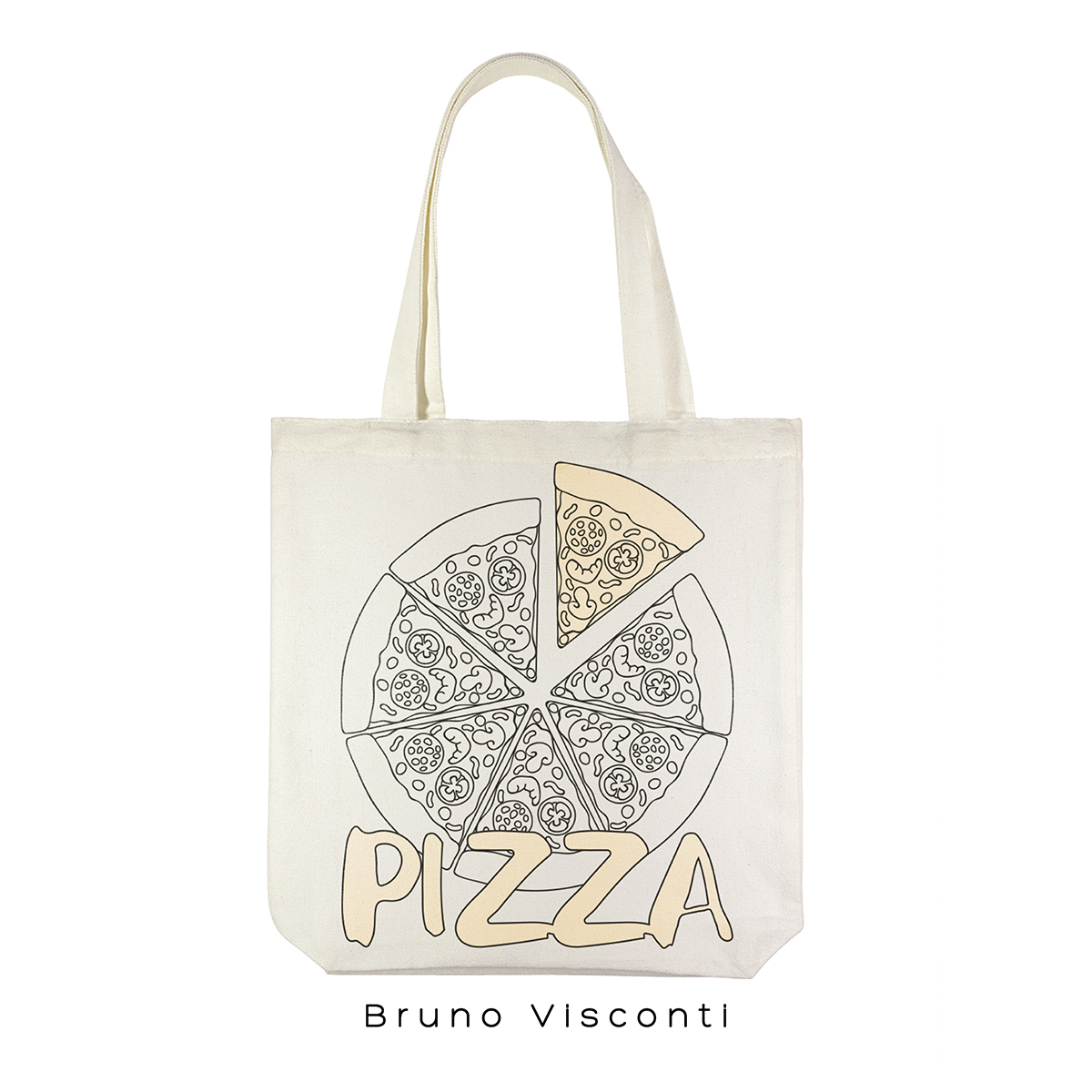 Bruno Visconti Сумка-шоппер WHITE 36 х 34 см PIZZA 16-004-01/06 Фото 6.