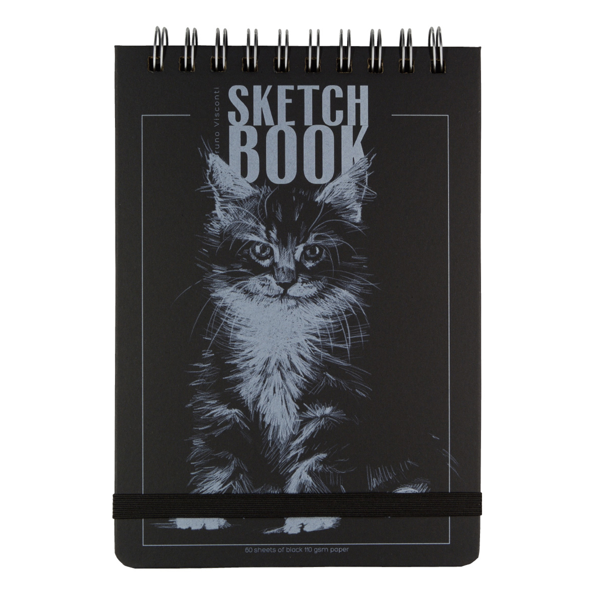 Bruno Visconti 1-505/03 Sketchbook Bv 110 г/м2 19.8 х 14.8 см на гребне 60 л. ЧЕРНЫЙ Фото 4.
