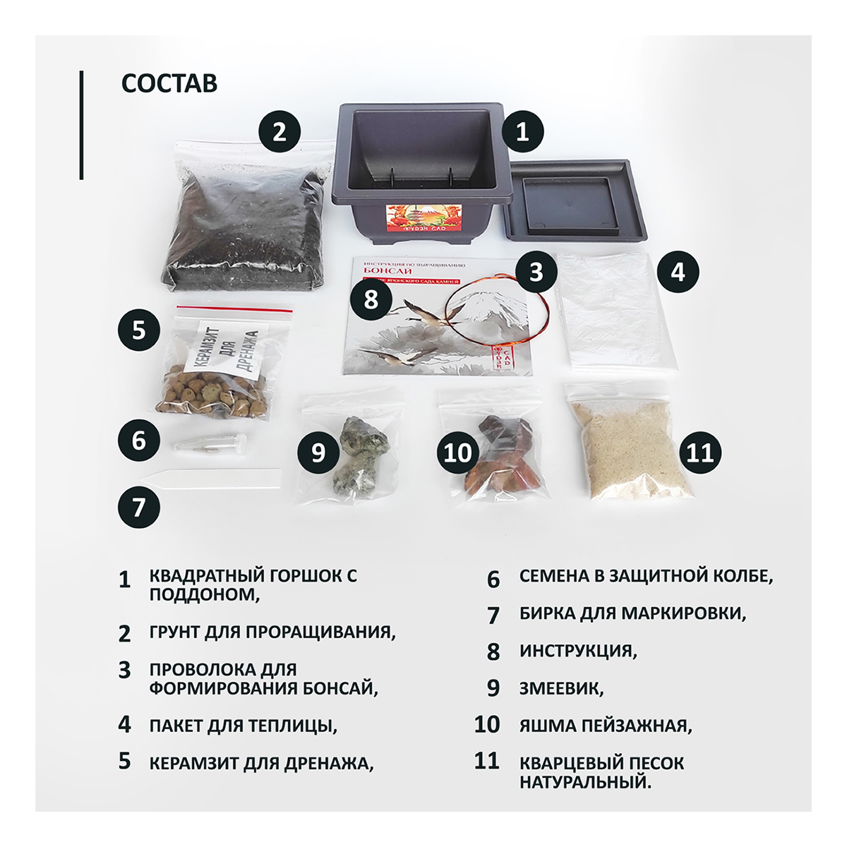 Фудзи сад Подарочный набор для выращивания Вырасти Бонсай дома Суданская роза (гибискус сабдарифа) fg-006 Фото 5.