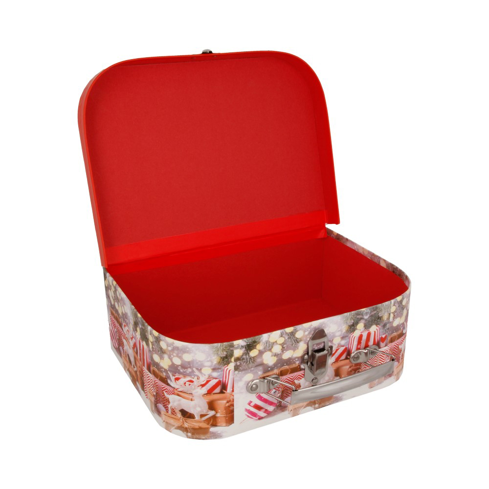 Grand Gift 552/2 Коробка картонная чемодан 25 х 18 х 9 см средняя ККБ 552/2 Фото 3.