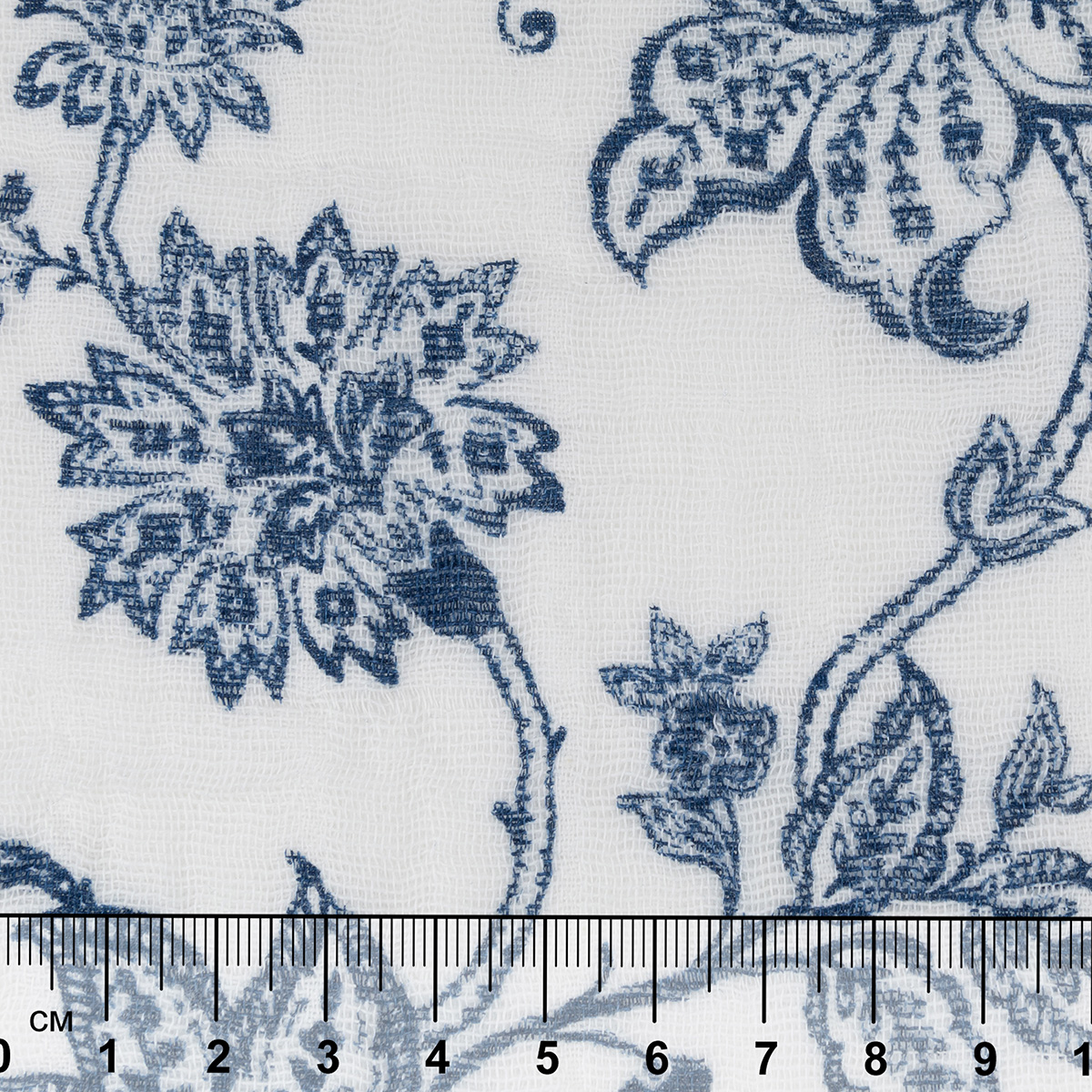Ткань PEPPY Ткань муслиновая EMBRACE 100% хлопок 100 х 125 см Shannon Fabrics garden toile cobalt Фото 5.