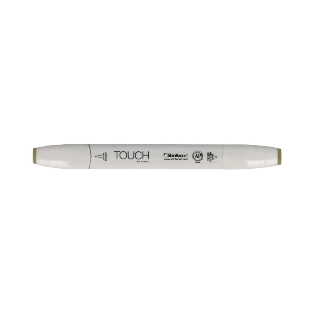 TOUCH TWIN BRUSH Маркер 1-8 мм кисть/перо скошенное 1210169 шпатлевка Y169 Фото 1.