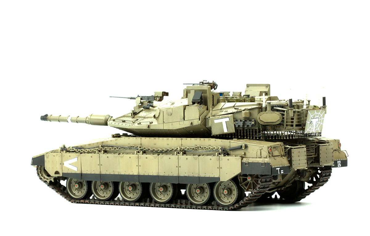 MENG TS-036 танк Main Battle Tank Merkava Mk.4m W/Trophy Active Protection System 1/35 Фото 7.