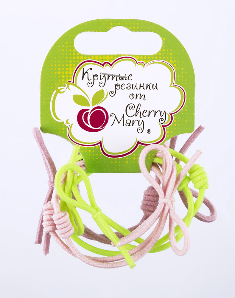 CHERRY MARY R4079 Набор резинок для волос 6 шт. №01 ассорти Фото 2.