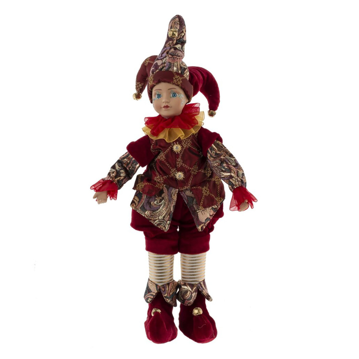 JIANGSU HOLLY EVERLASTING INC. 764803 Игрушка мягконабивная Клоун 19 х 10 х 52 см Бордовый Фото 1.