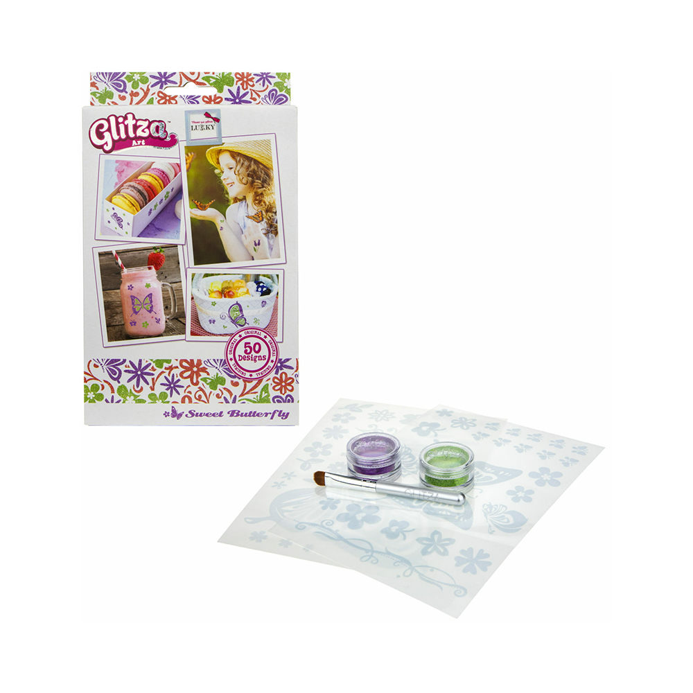 Lukky Набор Glitza Art 50 дизайнов ТАТТУ Т18781 Бабочки Фото 1.
