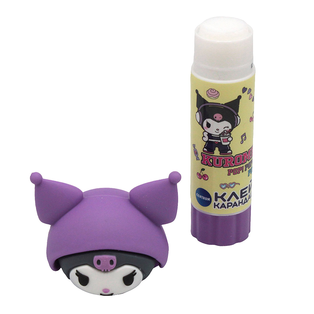 Centrum Клей-карандаш с топпером Kuromi and friends 9 г 76581 микс 4 героя Фото 2.