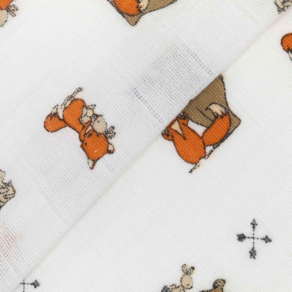 Ткань PEPPY Ткань муслиновая EMBRACE 100% хлопок 100 х 125 см Shannon Fabrics emcritterromp sand Фото 3.