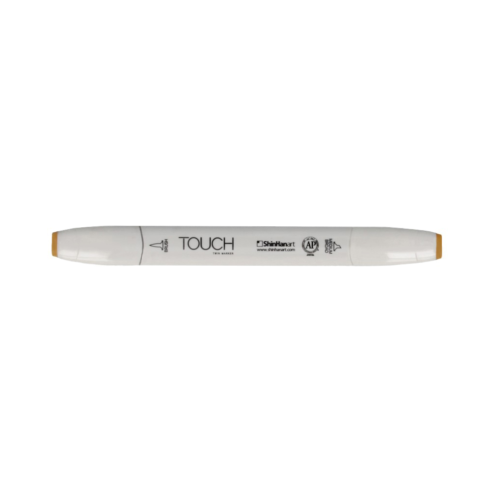 TOUCH TWIN BRUSH Маркер 1-8 мм кисть/перо скошенное 1210036 кремовый Y36 Фото 1.