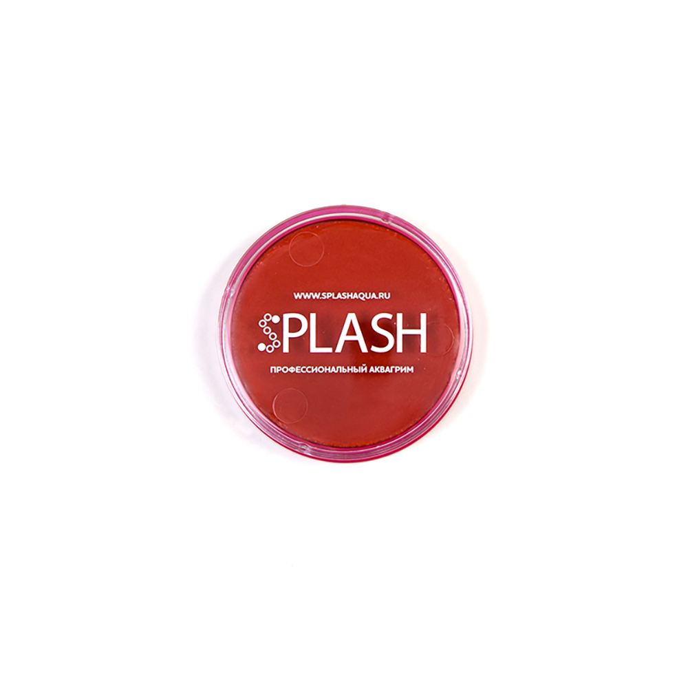 SPLASH Профессиональный аквагрим в шайбе 20 г 090104 красный Фото 1.