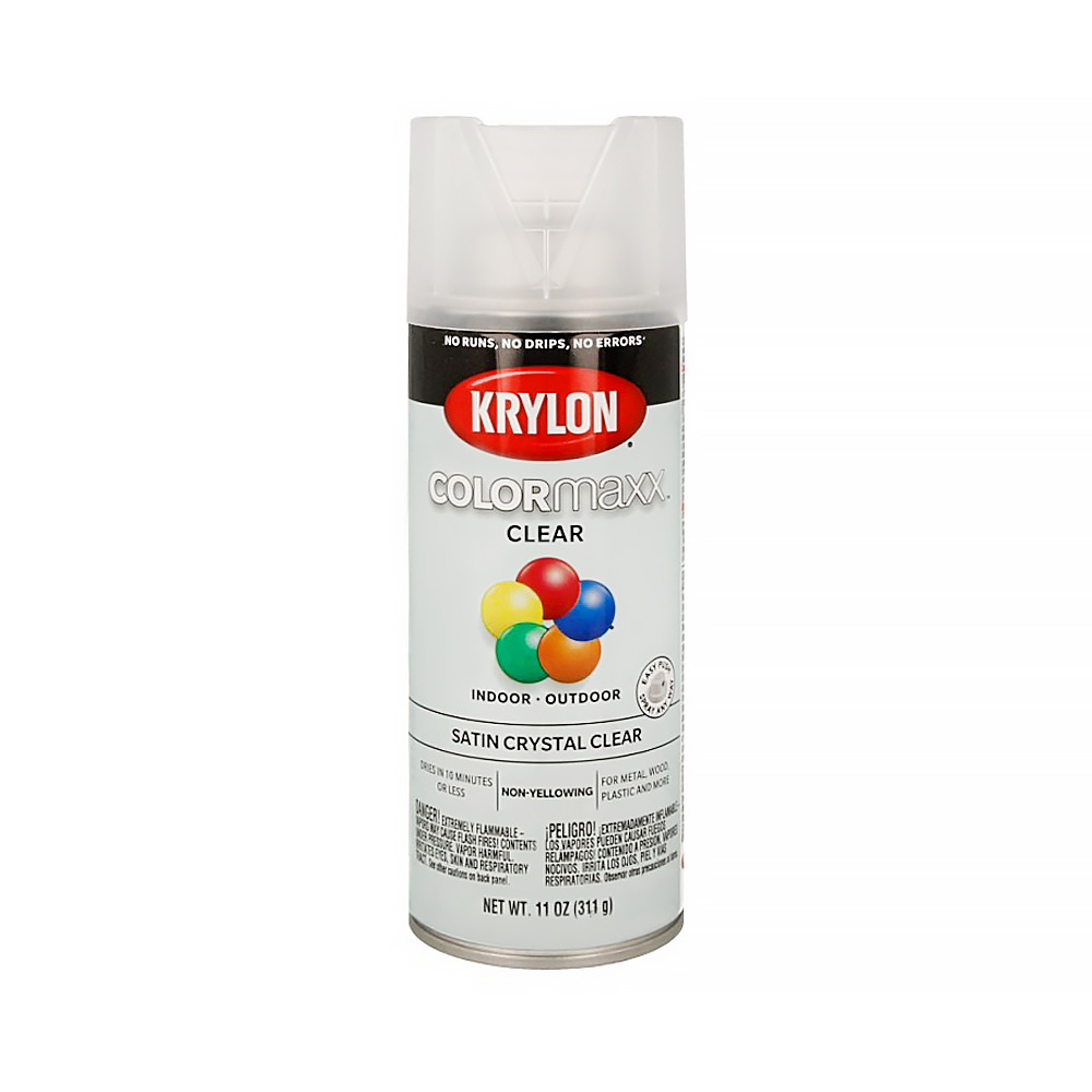 Krylon лак защитный (для внутренних и внешних работ) COLORMAXX 325 мл 311 г 55620- сатиновый Фото 1.