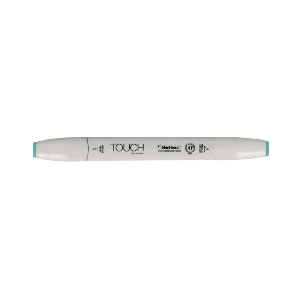 TOUCH TWIN BRUSH Маркер 1-8 мм кисть/перо скошенное 1210179 свежий мятный BG179 Фото 1.