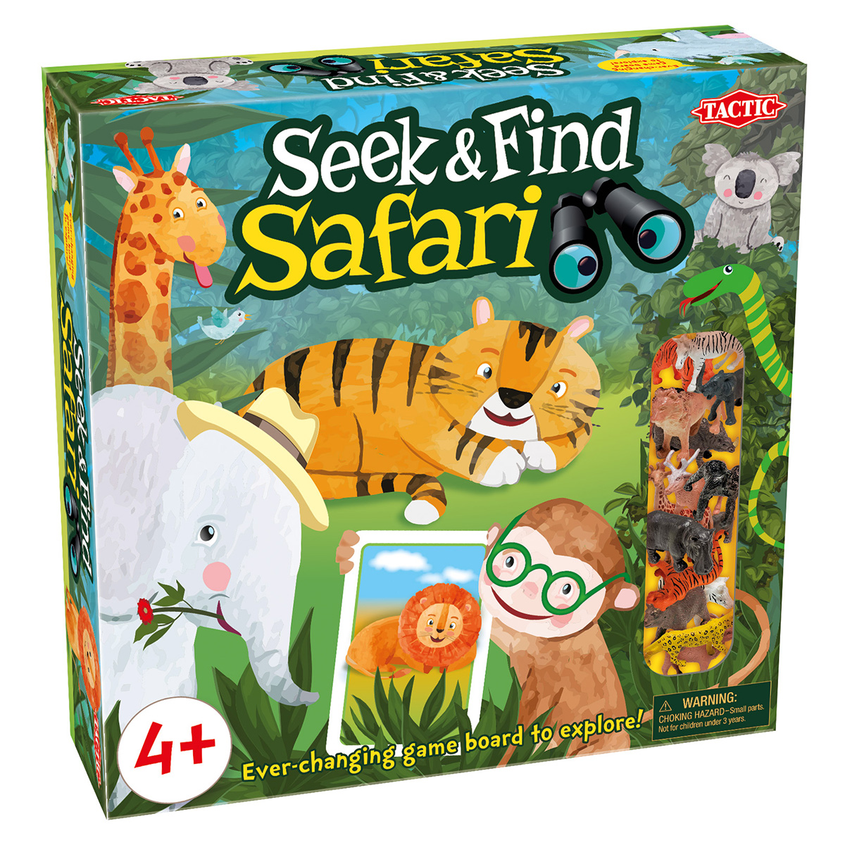 Игра настольная TACTIC Seek and Find Safari 58007 Фото 1.