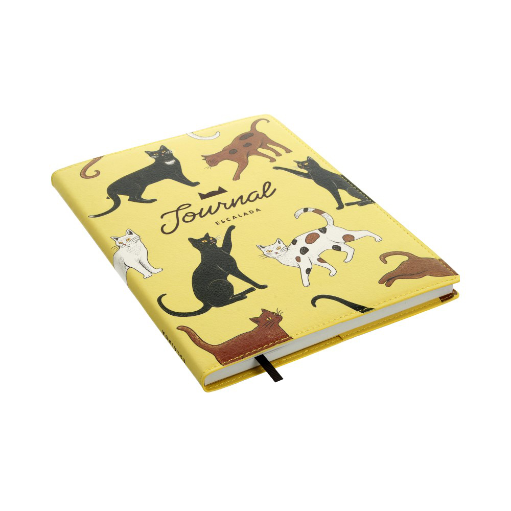 Феникс + Записная книжка A5+ ( 220 х 160 мм) 120 л. клетка/линия Коты 52804 Фото 2.