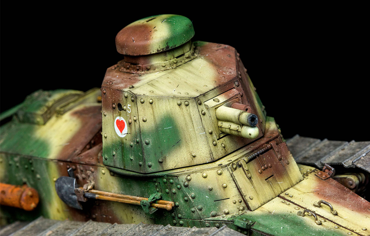 MENG TS-011 танк FT-17 LIGHT TANK (RIVETED TURRET) 1/35 Фото 5.