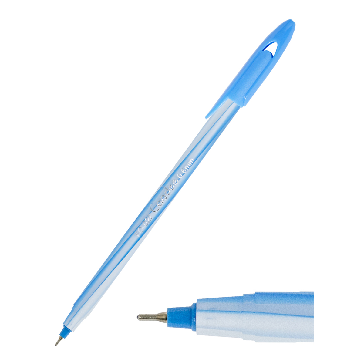 FLEXOFFICE Ручка шариковая FO-027 BLUE 0.6 мм цвет чернил: синий Фото 6.