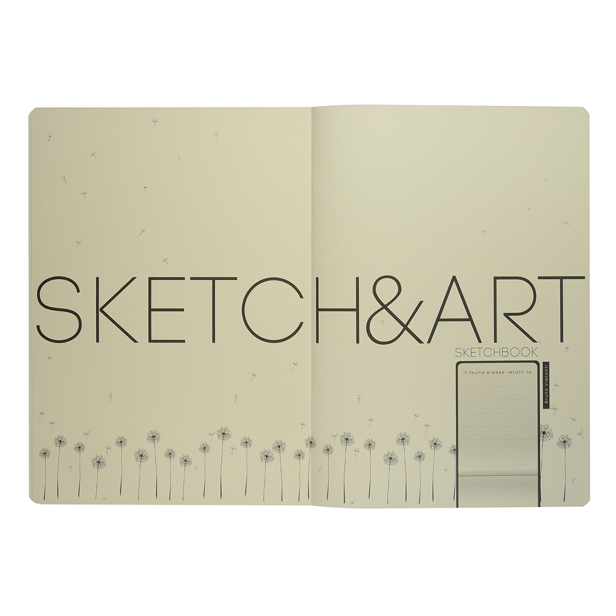 Bruno Visconti Sketchbook Sketch&Art Bv, Original 100 г/м2 25 х 18 см сшивка 80 л. БЕЖЕВЫЙ 1-507/02 Фото 4.