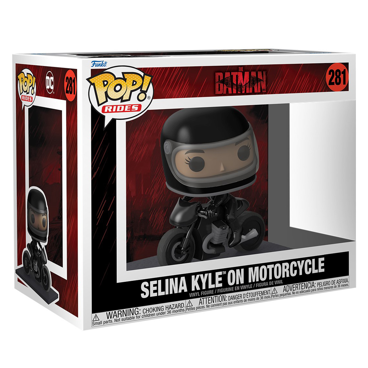 Funko Фигурка POP! Ride:The Batman- Selina Kyle & Motorcycle 22.5 х 21 х 33 см 59287 Фото 1.
