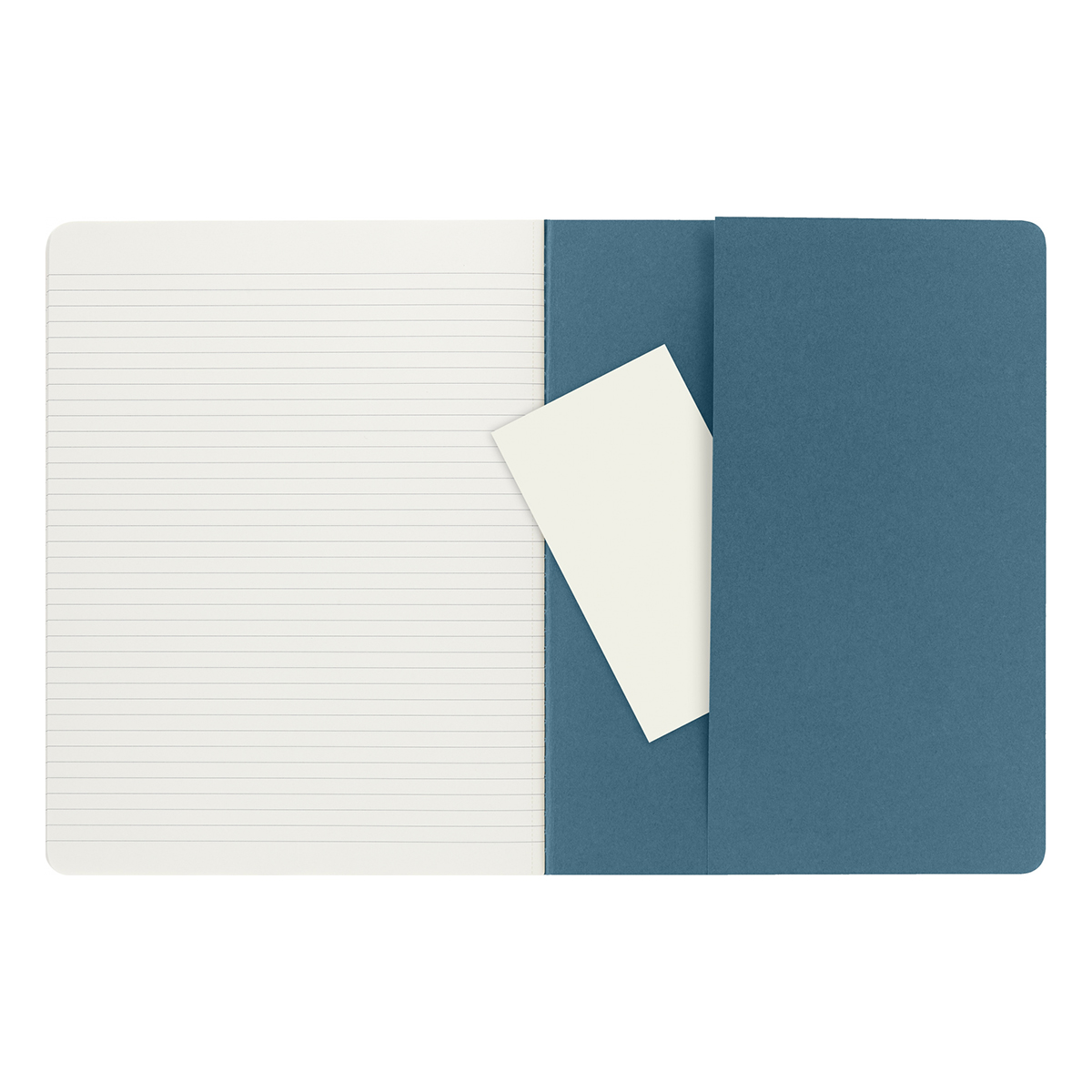 Moleskine Блокнот CAHIER JOURNAL Xlarge ( 190х250 мм) 60 л. линия голубой 1128194 Фото 5.