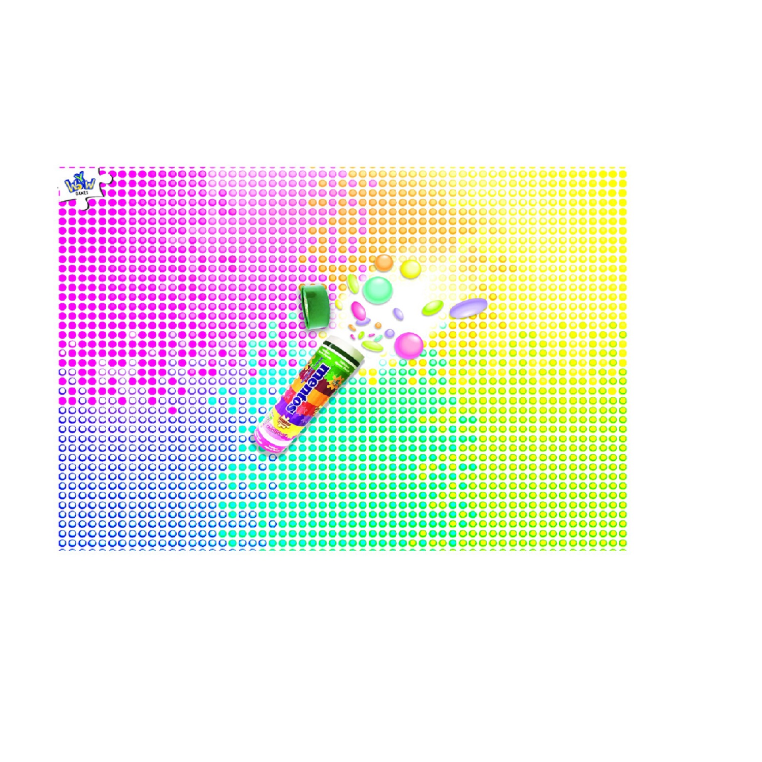 Mentos Пазл Rainbow 1000 элемент. 200271A радужный Фото 3.