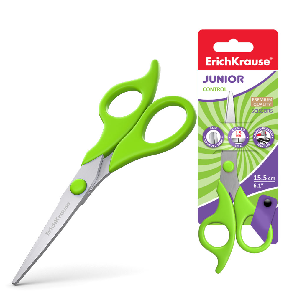 ErichKrause Ножницы Control Junior 15.5 см 35144 Фото 1.