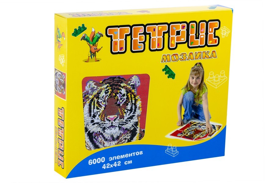Фабрика игрушек Эра Тетрис-мозаика тип 2 Тигр C-137-57238307 Фото 2.