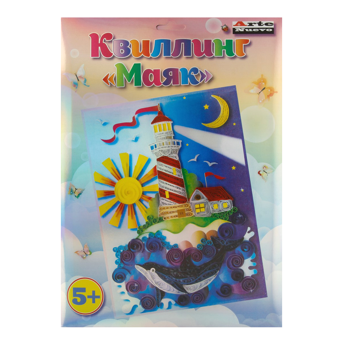 Arte Nuevo Набор для квиллинга 21х30 см Маяк QWN-2 Фото 1.