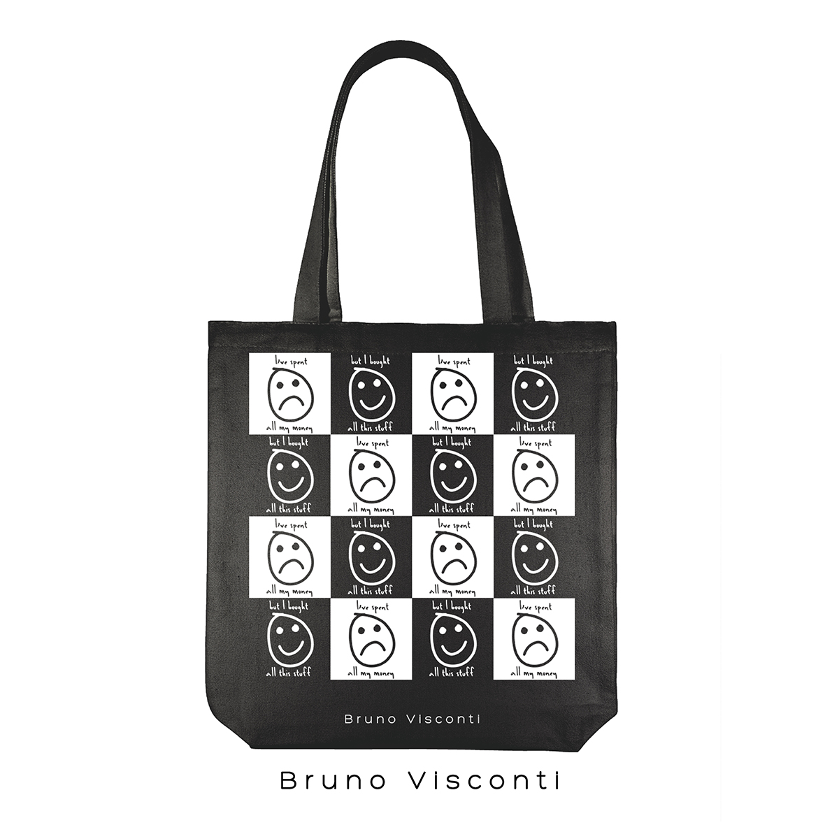 Bruno Visconti Сумка-шоппер BLACK 36 х 34 см НАСТРОЕНИЕ 16-004-02/06 Фото 6.