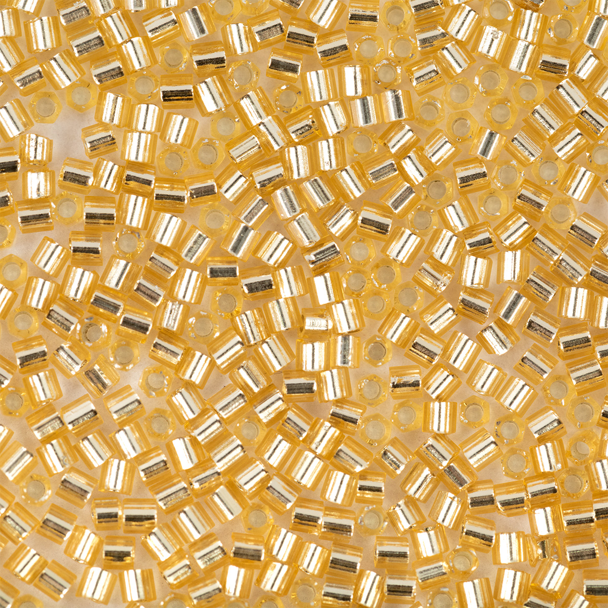 Бисер Япония MIYUKI 15/0 HEXAGON 03 1.5 мм 5 г №0003 золотистый Фото 2.