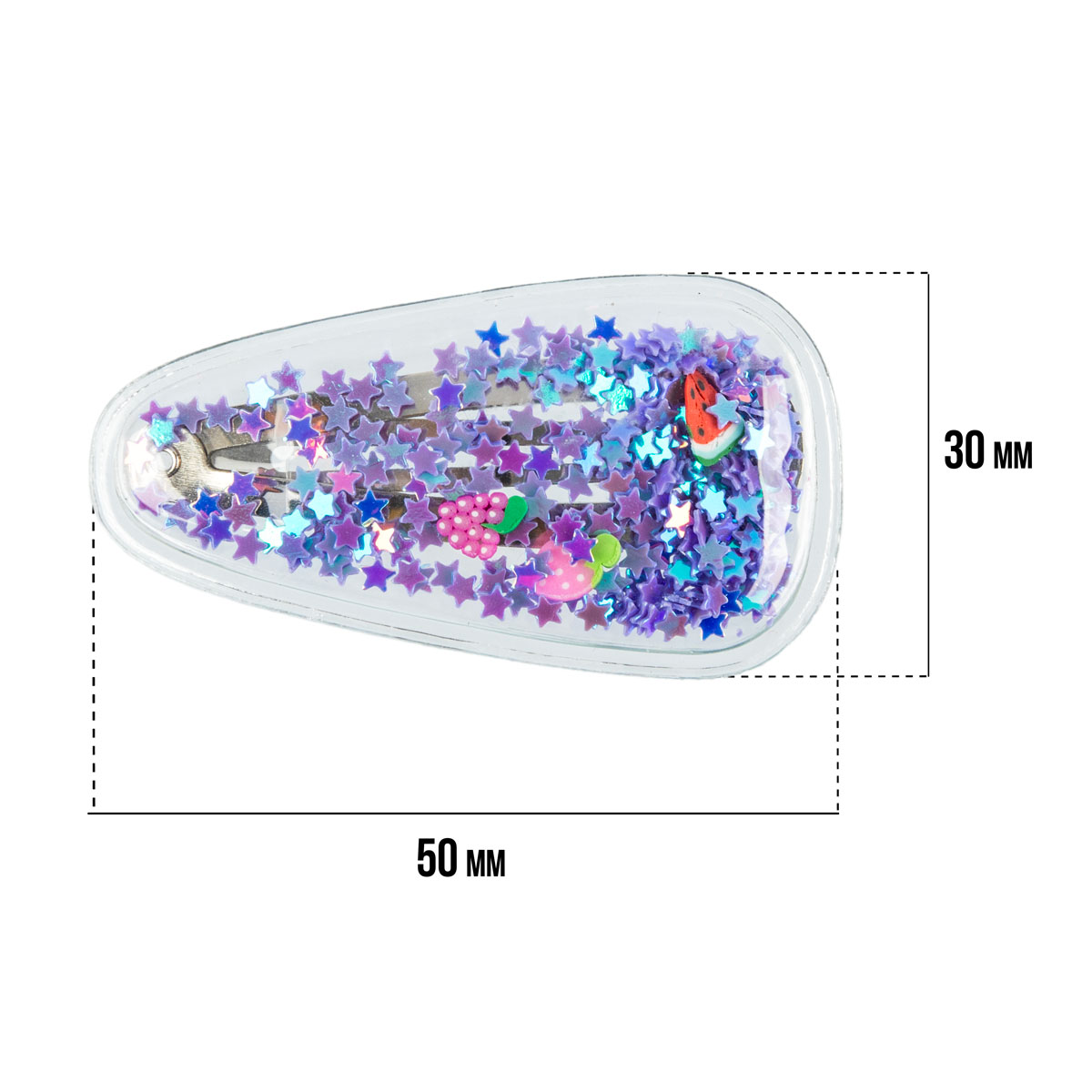 CHERRY MARY DZ07077 Заколка для волос 1 шт. №03 фиолетовый Фото 3.
