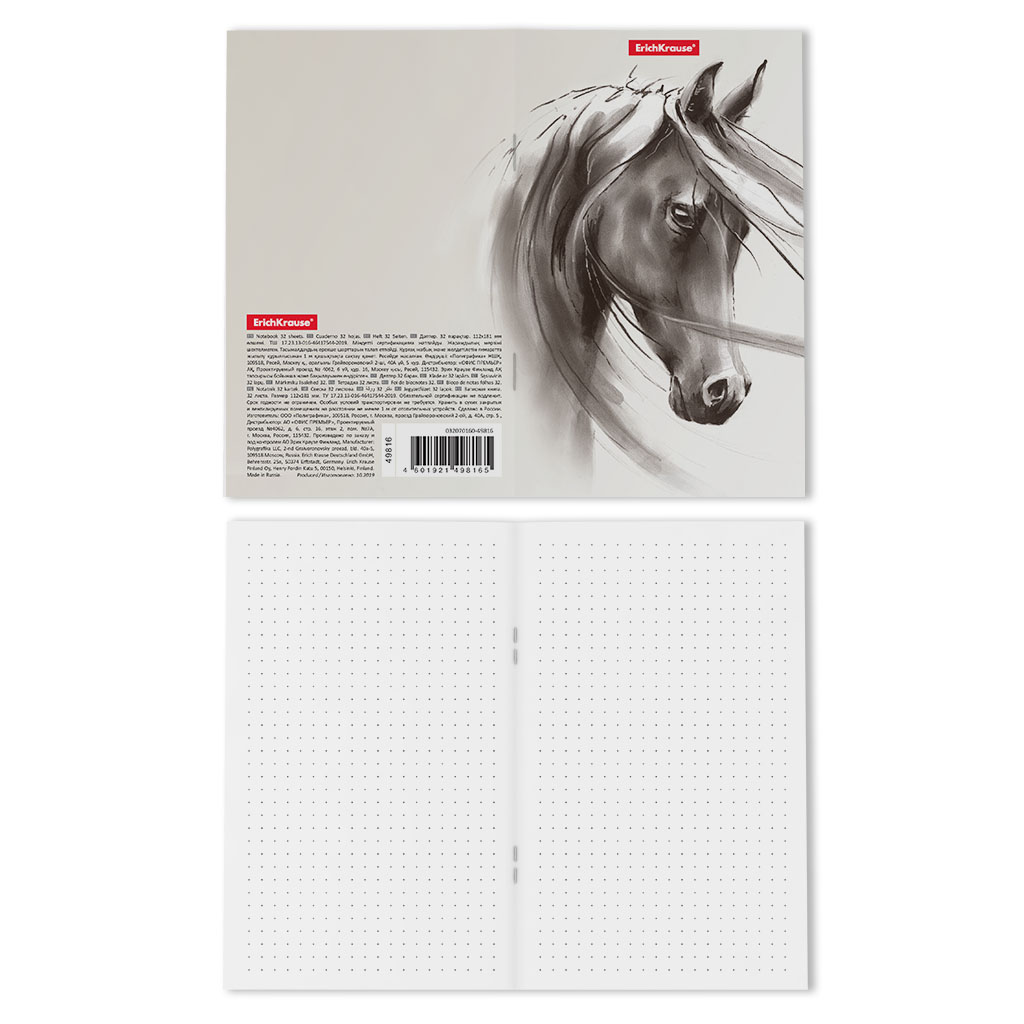 ErichKrause Записная книга A5- ( 112х181 мм) 32 л. точка Wild Horse 49816 Фото 6.