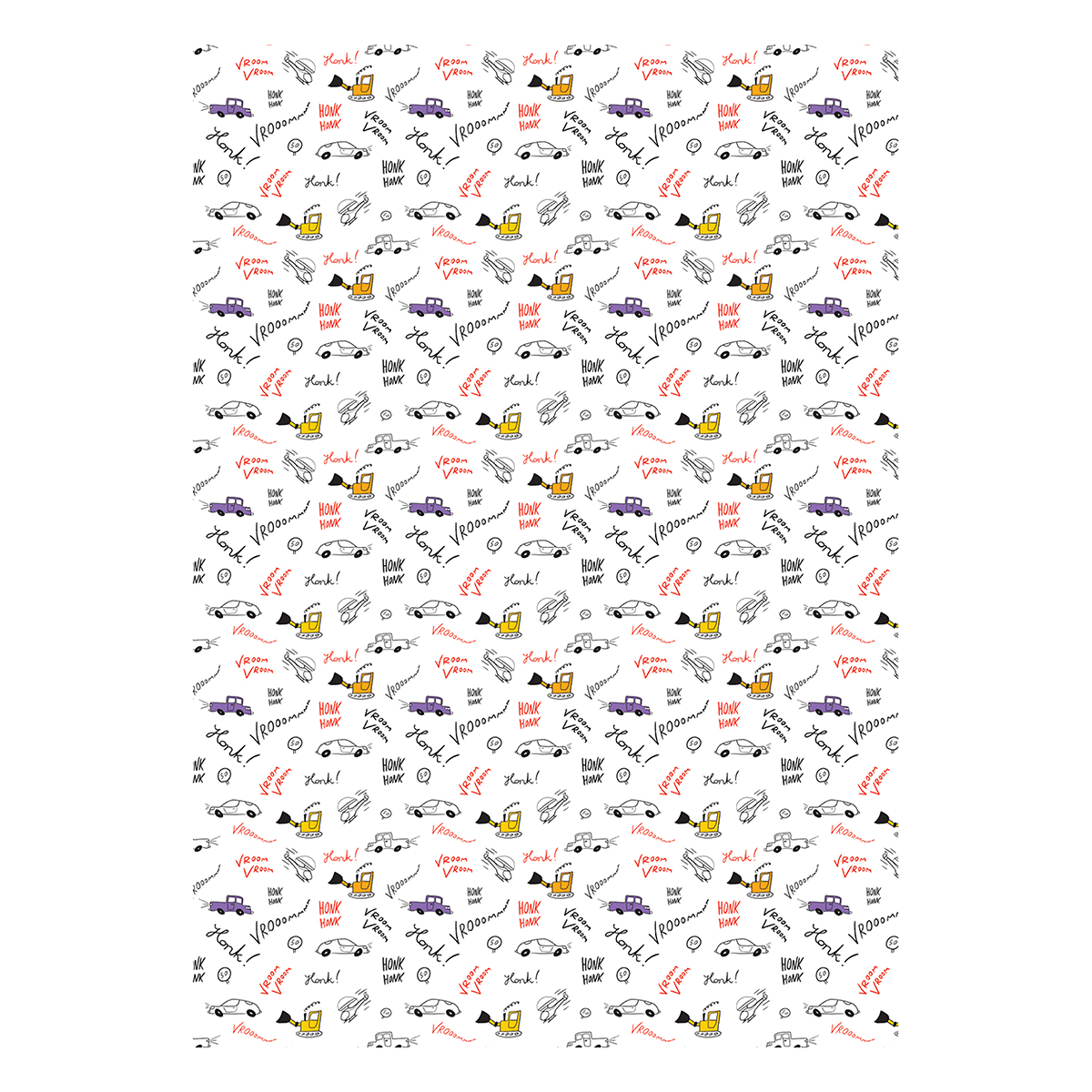 MESHU Бумага упаковочная глянцевая Cars 70 х 100 см ассорти MS_62806 Фото 2.