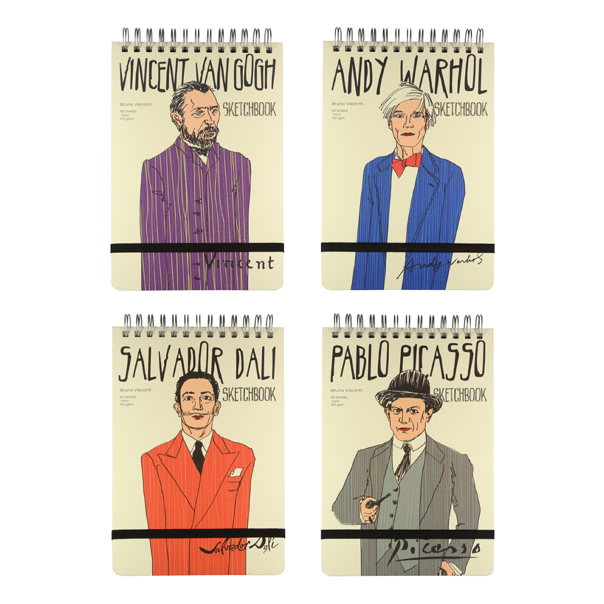 Bruno Visconti 1-504/02 Sketchbook Bv 100 г/м2 27 х 18 см на гребне 80 л. БЕЖЕВЫЙ Фото 2.