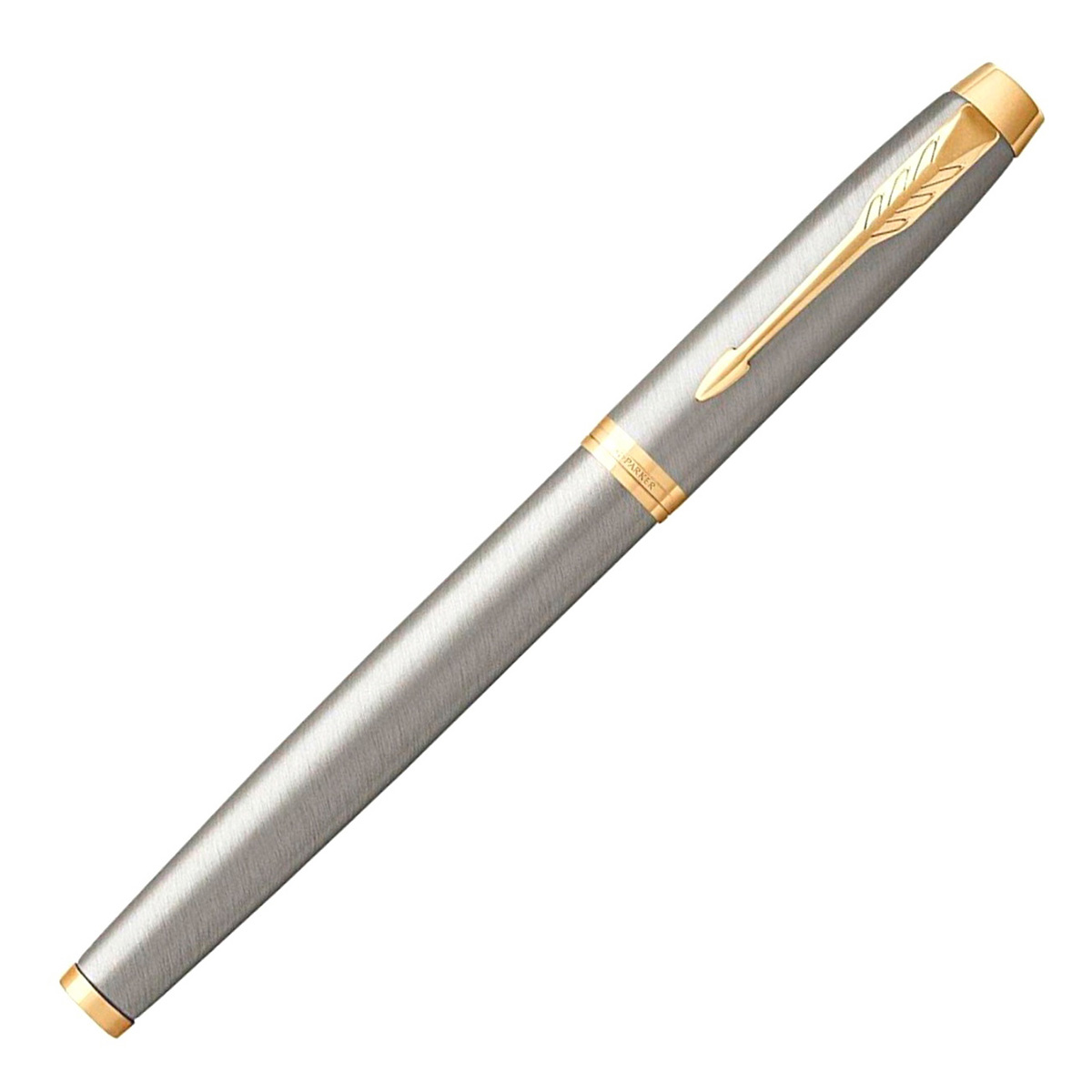 PARKER Ручка роллер IM Core Brushed Metal GT 0.8 мм 1828770 в подарочной коробке цвет чернил: черный Фото 1.