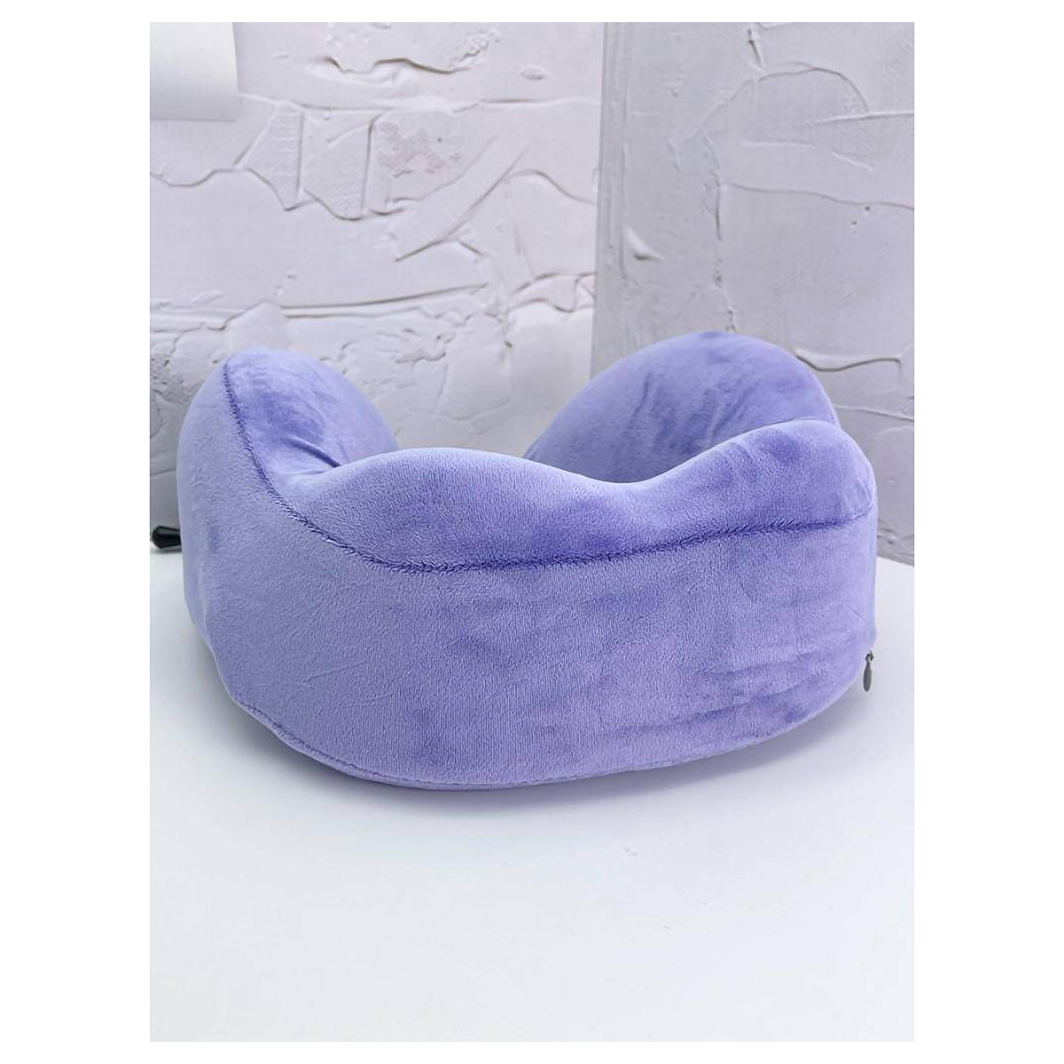 ILIKEGIFT Подушка для шеи 25 х 11 см Classic, purple 109-26 Фото 2.