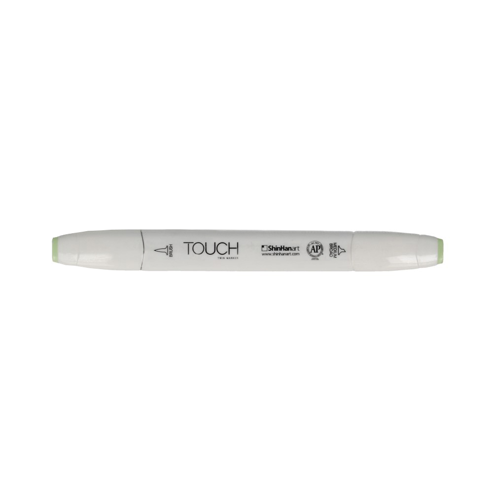 TOUCH TWIN BRUSH Маркер 1-8 мм кисть/перо скошенное 1210166 зеленый резеда GY166 Фото 1.