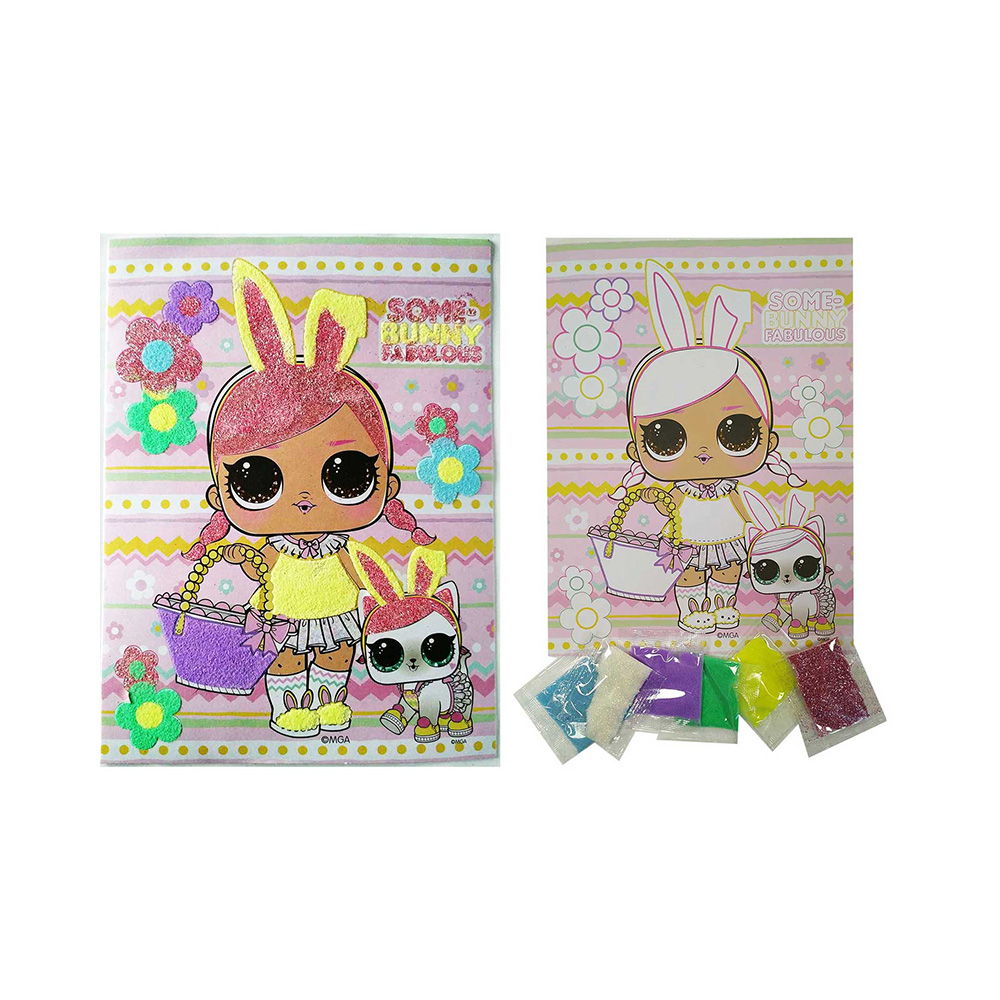 L.O.L surprise Аппликация сверкающим песком Spring Bling LN0003 Фото 2.