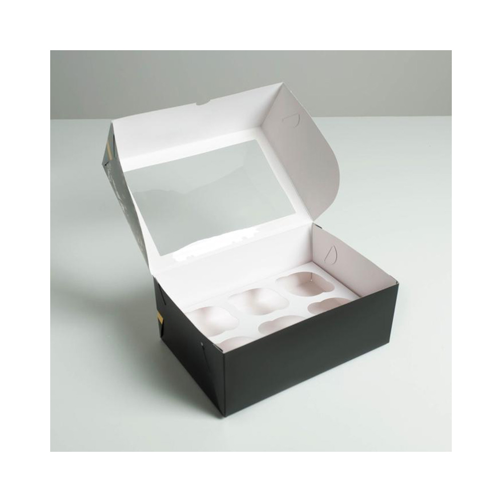 Дарите Счастье Коробка для капкейков №4 17 х 25 х 10 см GIFT 5283159 Фото 4.