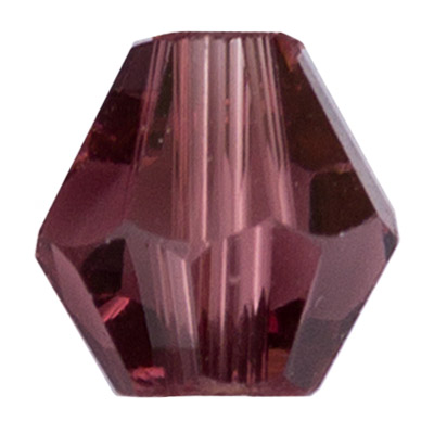 Бусина стеклянная Zlatka GBA-02 6 х 6 мм 22 шт №12 сливовый Фото 1.